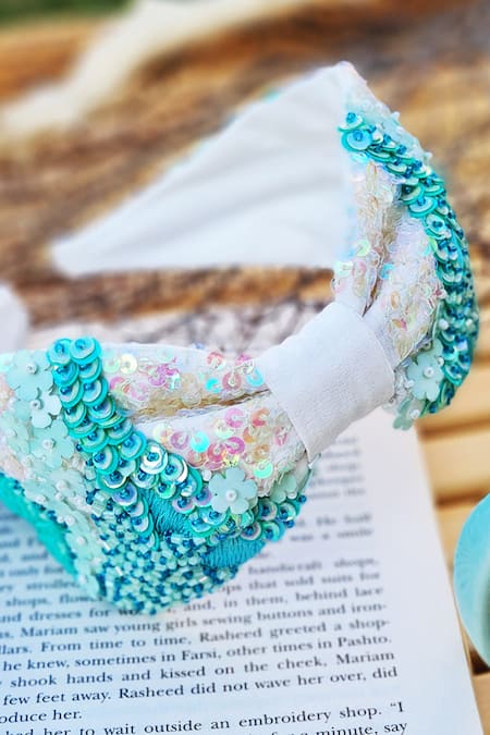 Babita Malkani Colorblock Embellished Headband 