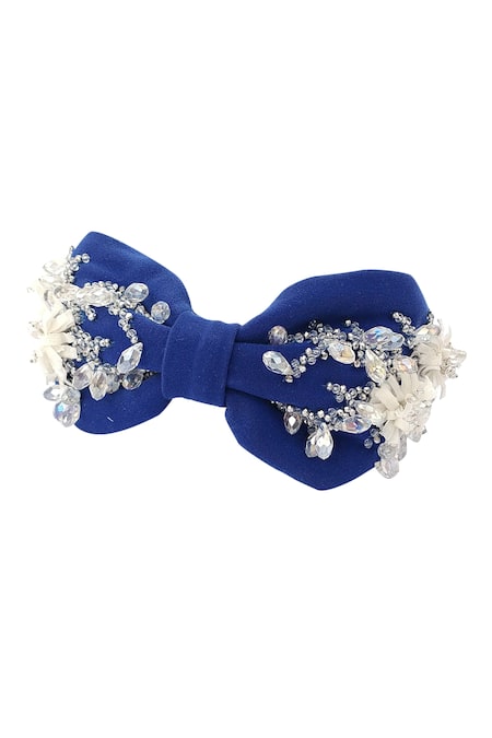 Babita Malkani Embellished Suede Turban-Style Headband 