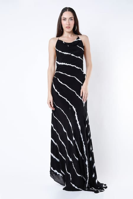 Deme By Gabriella Tie & Dye Slip Gown 