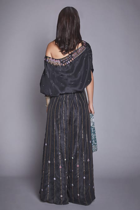 Jade By Monica & Karishma Off Shoulder Top & Pant Set 