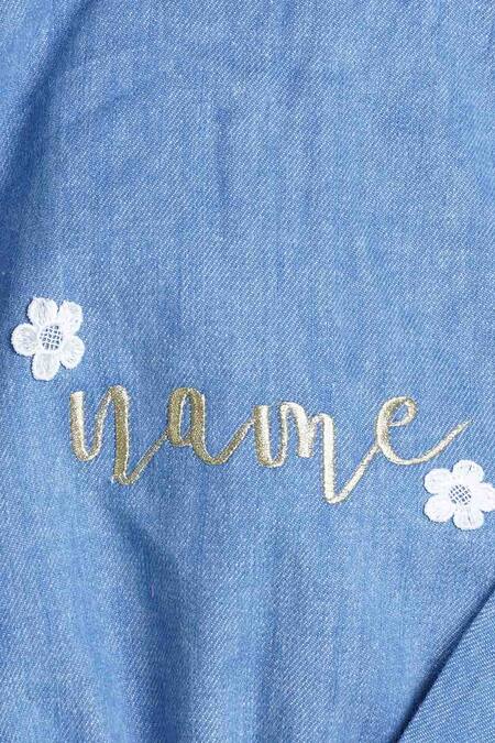 Buy_MI Dulce AN'YA_Blue Denim Embroidery Applique Work Bomber Jacket _Online_at_Aza_Fashions