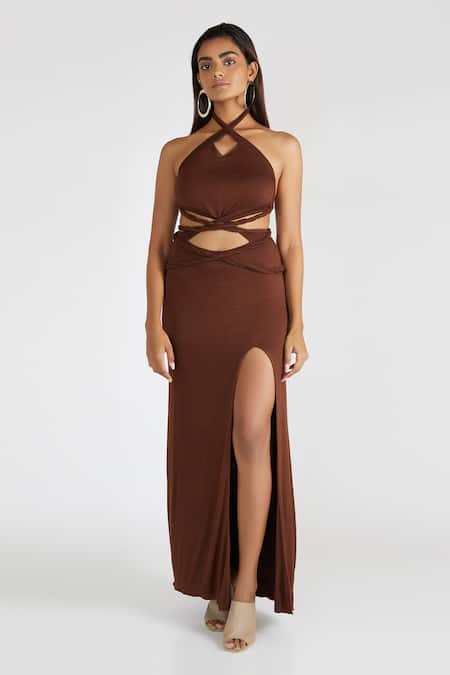 gabriella sleeveless jersey dress