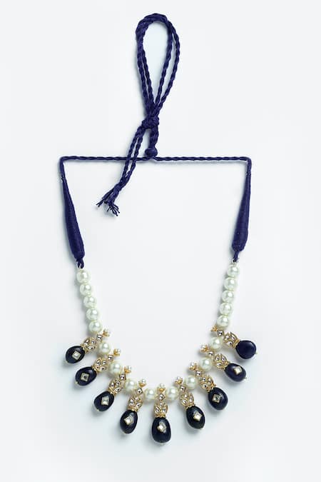 Dugran By Dugristyle Pearl Embellished Necklace 