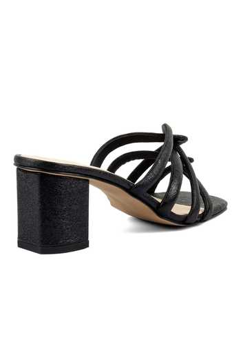 Shop_Vanilla Moon_Black Diane Interlocked Block Heels_Online_at_Aza_Fashions