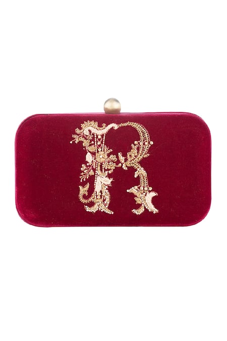 Lovetobag Dilara Embellished Box Clutch 