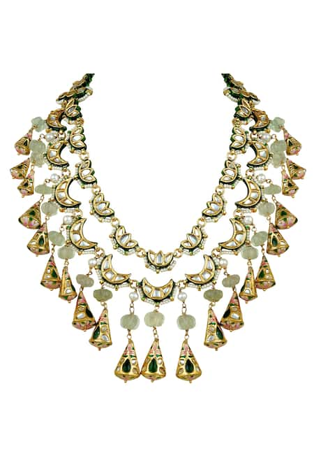 Anayah Jewellery Kundan Layered Necklace 