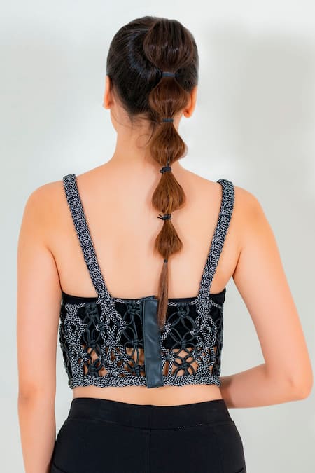 Devina Juneja Knotted Vest Top 