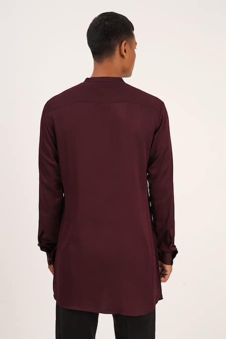 Dhruv Vaish Asymmetric Kurta 