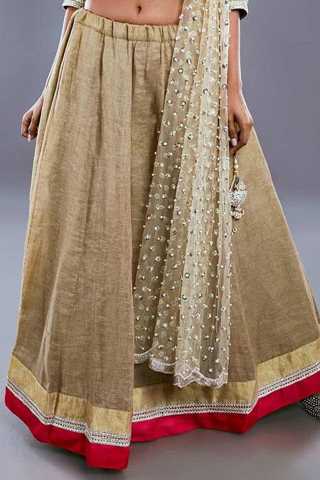 Buy LEHENGA CHOLI- GREY CHIFFON LEHENGA CHOLI WITH DUPATTA- Our stunning  Grey and Black Lehenga Choli with a mesmerizing wavy design that cascades  from top to bottom. at Amazon.in