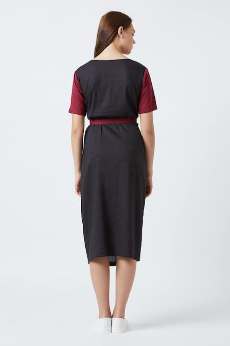 Doodlage Upcycled Cotton Midi Dress 