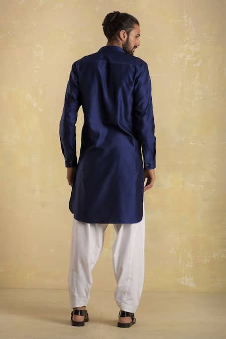 Charkhee Chanderi Pathani Set 