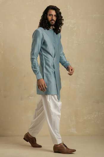 Charkhee Chanderi Kurta Set 