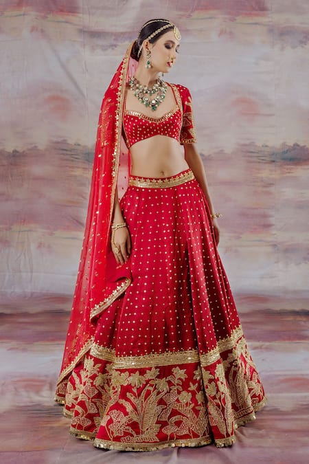 Payal & Zinal Gajji Silk Embroidered Bridal Lehenga Set 