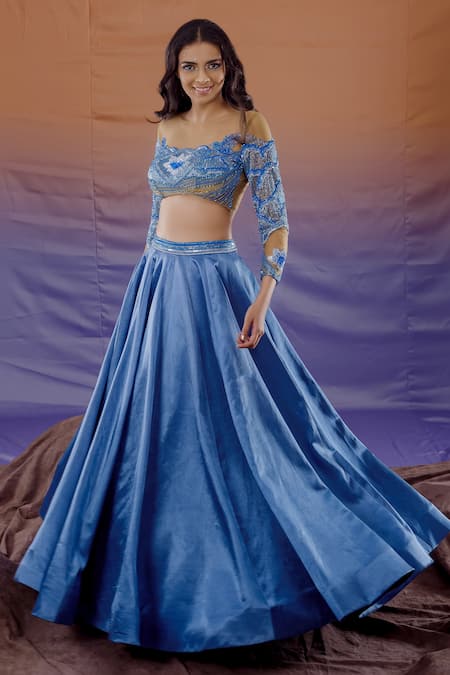 Payal & Zinal Gajji Silk Lehenga Set 