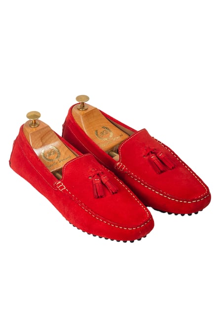 Domani Tassel Suede Loafers 