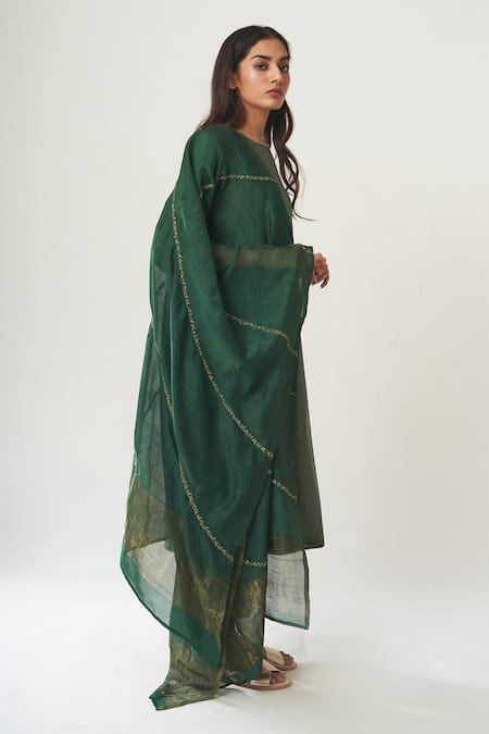 Dot Chanderi Dupatta 