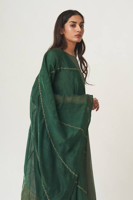 Dot Chanderi Dupatta 