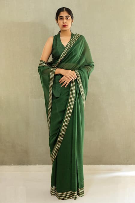 Dot Chanderi Saree 