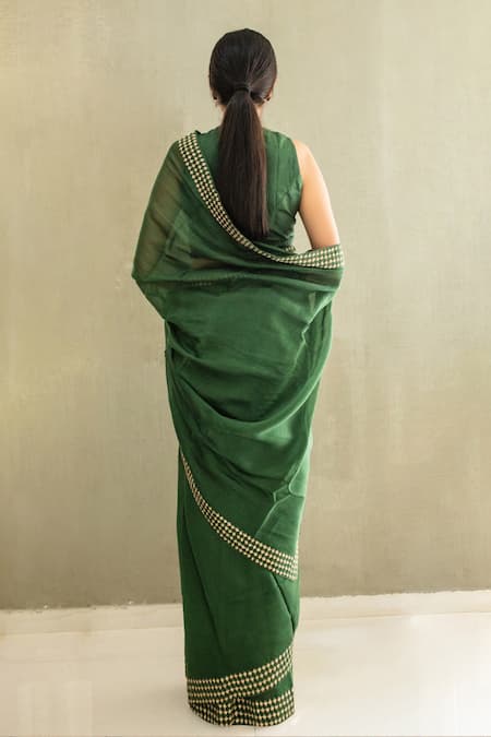 Dot Chanderi Saree 