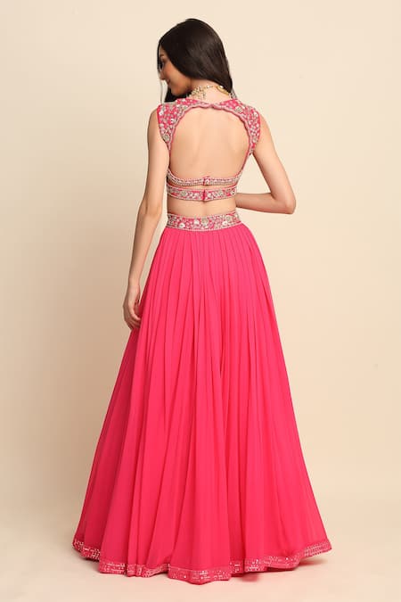 Priyanka Jain Georgette Lehenga Set 