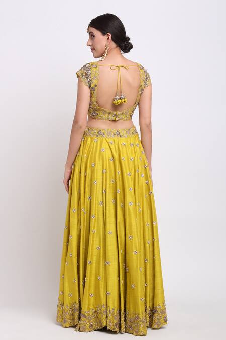 Priyanka Jain Dupion Lehenga Set 