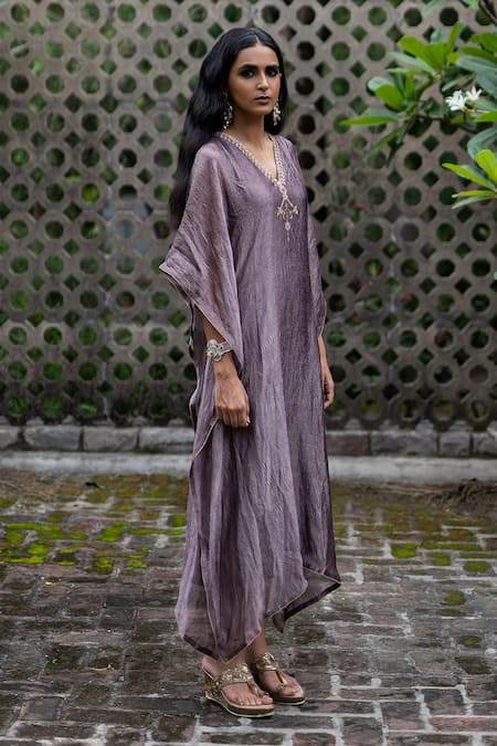 Deep Thee Tissue Silk Kaftan 