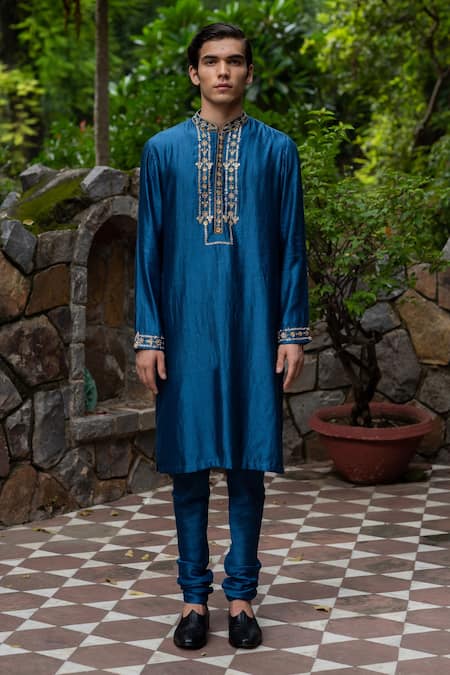 Deep Thee Embroidered Yoke Kurta & Churidar Set 