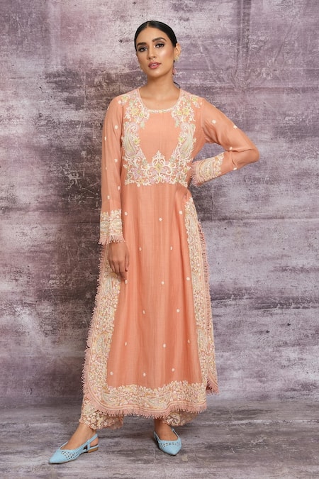 Label Niti Bothra Dori Work Kurta Palazzo Set 