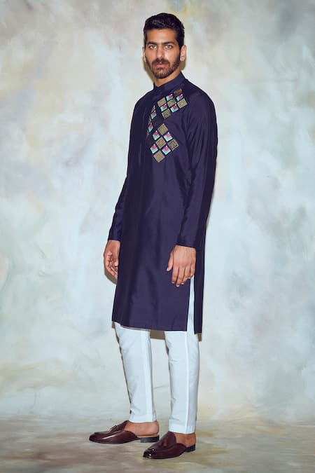 DiyaRajvvir Embroidered Straight Kurta 