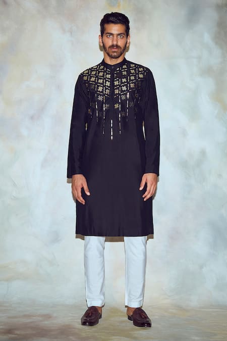 DiyaRajvvir Embroidered Straight Kurta 