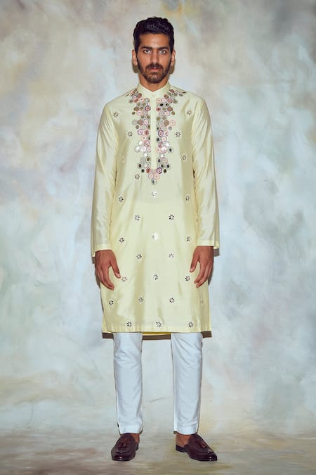 DiyaRajvvir Embroidered Straight Kurta 
