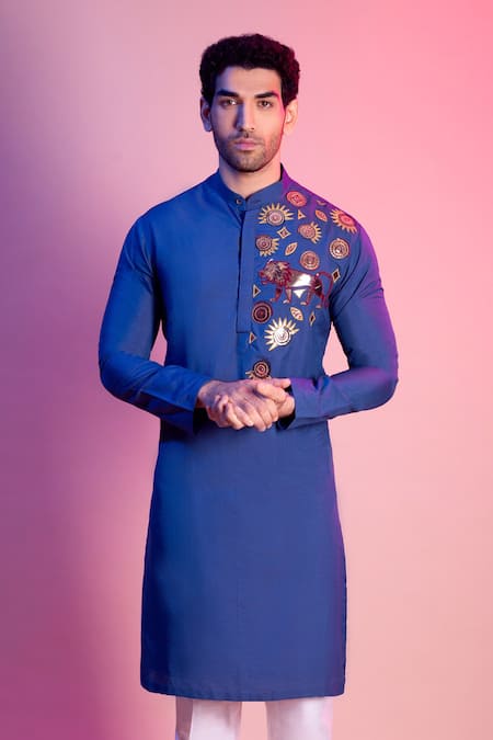 Diyarajvvir Embroidered Bundi & Kurta Set 