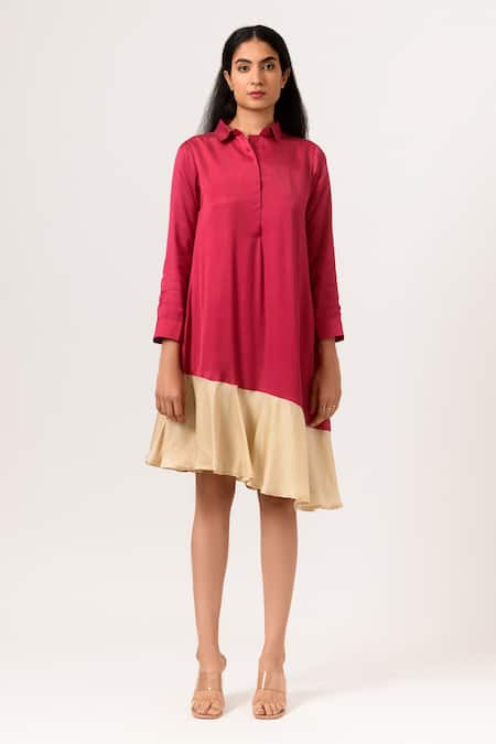 Neora By Nehal Chopra Asymmetric Hem Dress 