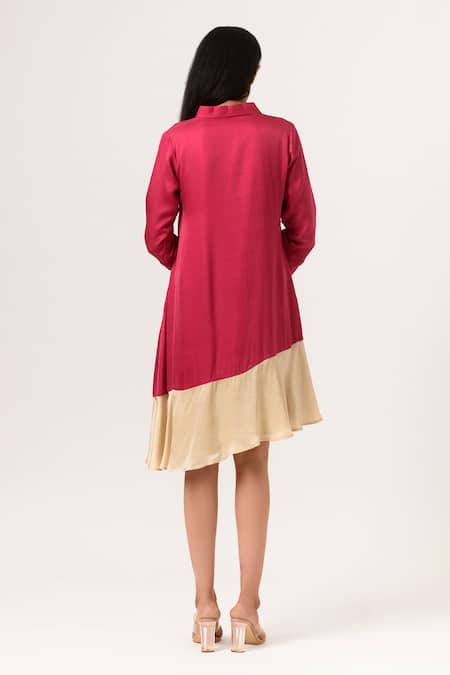 Neora By Nehal Chopra Asymmetric Hem Dress 