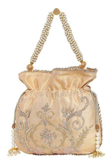 The Purple Sack Hand Embroidered Potli Bag 