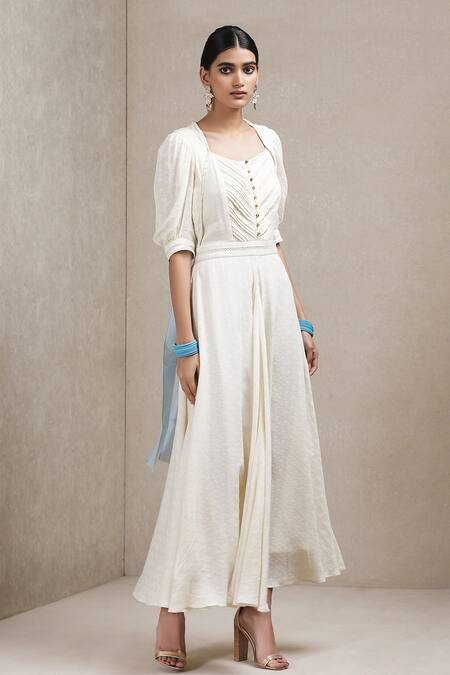 flared maxi dress