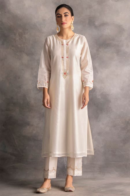 Anantaa by Roohi Silk Chanderi Kurta 