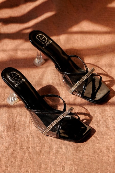 Fashion Nova Glass Slipper Maria2 clear women's size 7 high heels | eBay