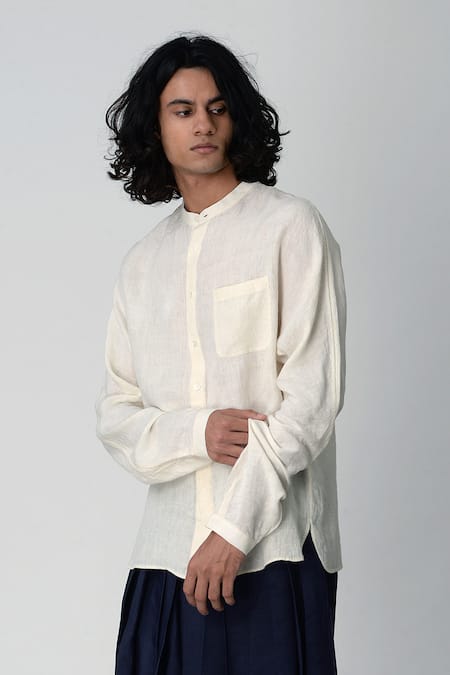 Rajesh Pratap Singh Handloom Linen Shirt 