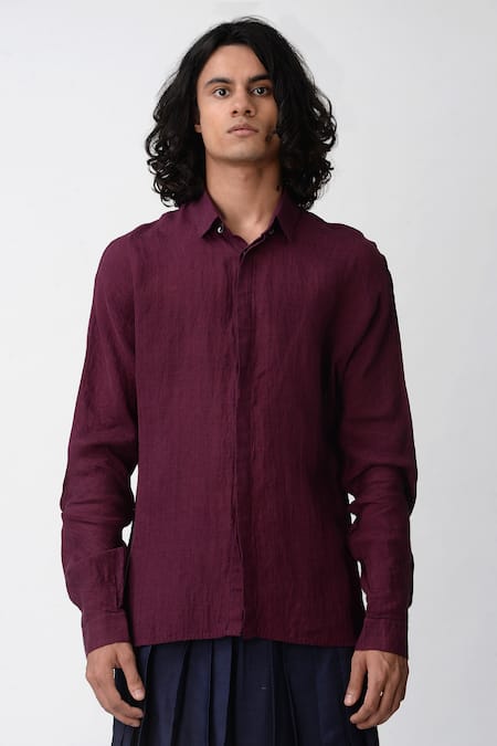 Rajesh Pratap Singh Handloom Linen Shirt 