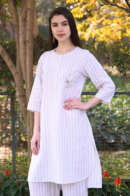 Linen Bloom Linen Striped Tunic 