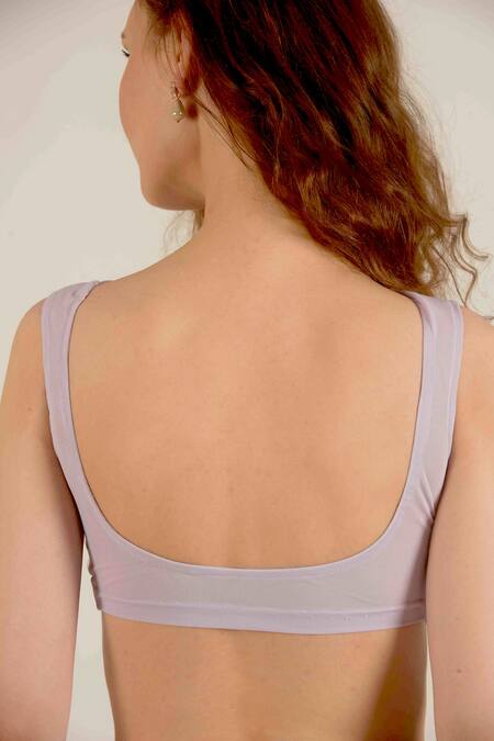 Shop Rina Dhaka Purple Georgette Embroidered Saree With Blouse Online at Aza Fashions Shop_Rina Dhaka_Purple Georgette Embroidered Saree With Blouse_Online_at_Aza_Fashions