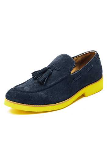 Shop_Mistersinister_Blue Tassel Top Suede Shoes _Online_at_Aza_Fashions