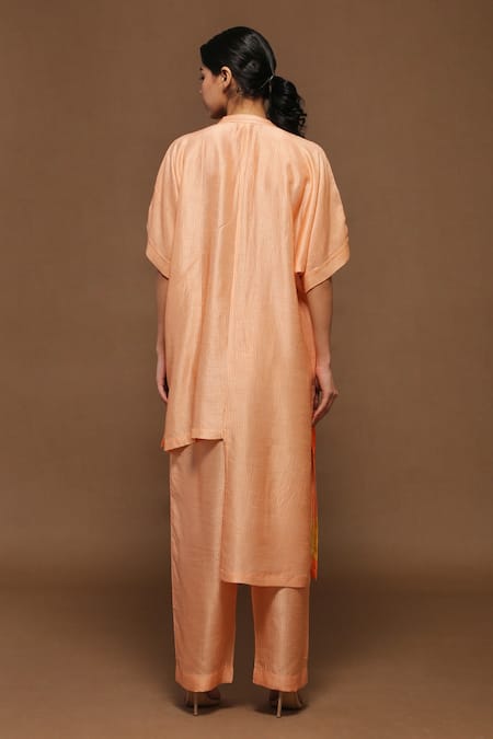 Clos Printed Asymmetric Kurta & Pant Set 