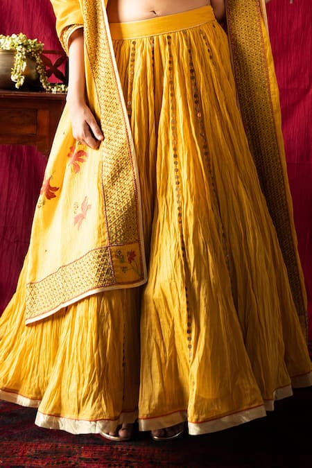 Buy Green Designer Lehenga Choli Sabyasachi Lehenga for Women Partywear Lehenga  Skirt Bridal Lehenga Blouse Indian Dress Wedding Lehenga Gift Online in  India - Etsy