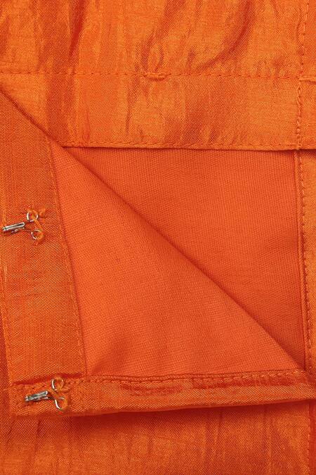 Champscloset_Beige Jacquard Embroidered Lehenga Set _Online_at_Aza_Fashions