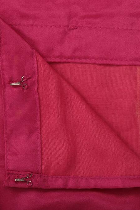 Champscloset_Blue Corduroy Printed Skirt Set_Online_at_Aza_Fashions