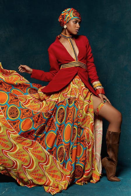 Esha L Amin Button Down Blazer 