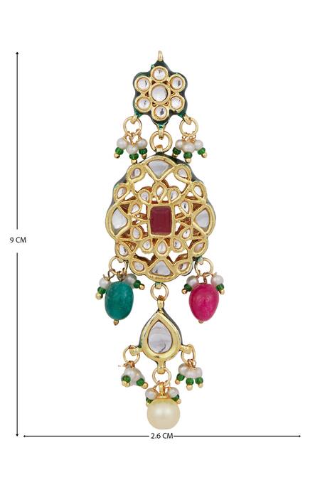 Buy Posh By Rathore Gold Plated Kundan Choker Set Buy_Posh By Rathore_Gold Plated Kundan Choker Set