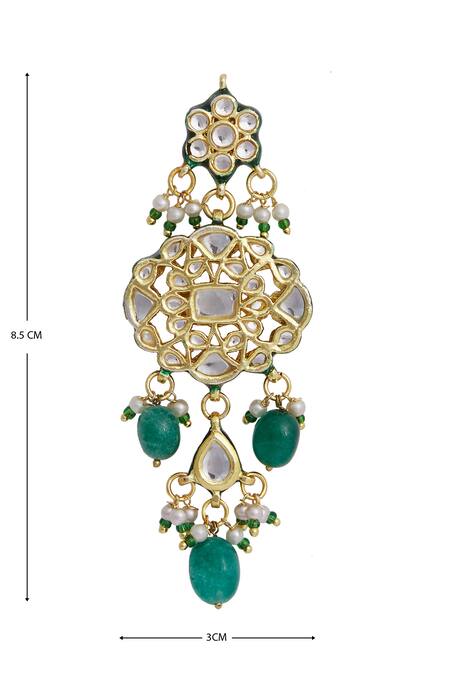 Buy Posh By Rathore Gold Plated Kundan Choker Set Buy_Posh By Rathore_Gold Plated Kundan Choker Set